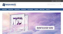 Desktop Screenshot of nigunmusic.com